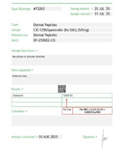 CJC 1295 + Ipamorelin (No DAC) (5mg/5mg)
