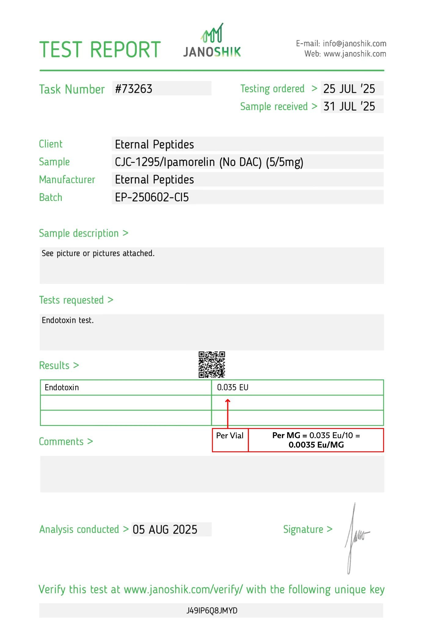 CJC 1295 + Ipamorelin (No DAC) (5mg/5mg) CJC 1295 + Ipamorelin (No DAC) (5mg/5mg)